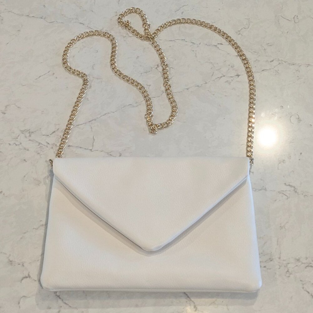 A New Day off-white envelope crossbody bag